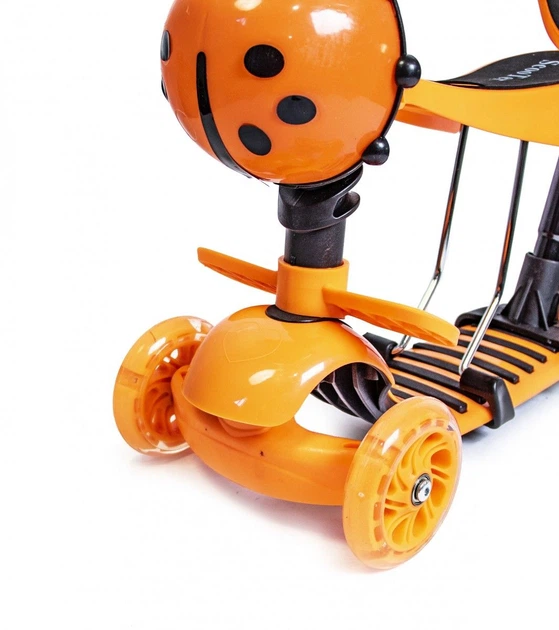 Самокат Scooter 5 в 1 Божья коровка, Оранжевый - изображение 3
