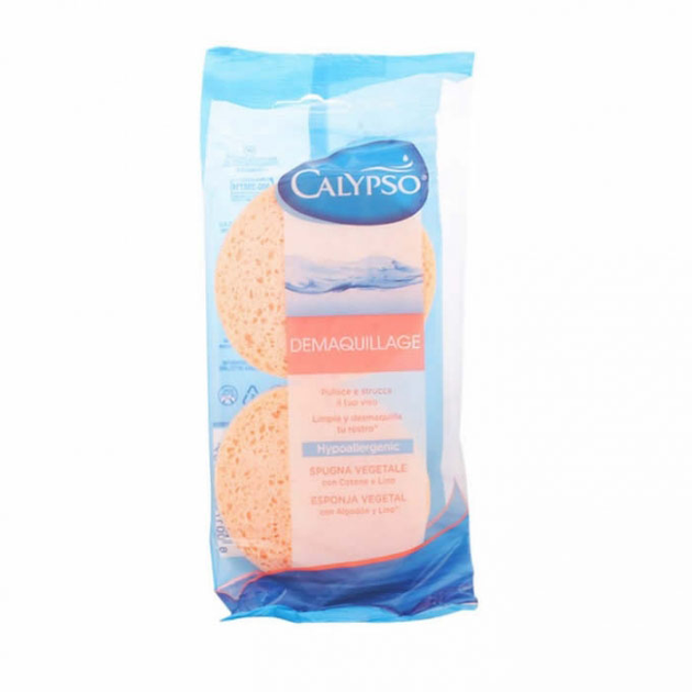 Спонж для вмивання обличчя Calypso Duo Makeup Remover Sponge 2 шт (8001700200709) - зображення 1