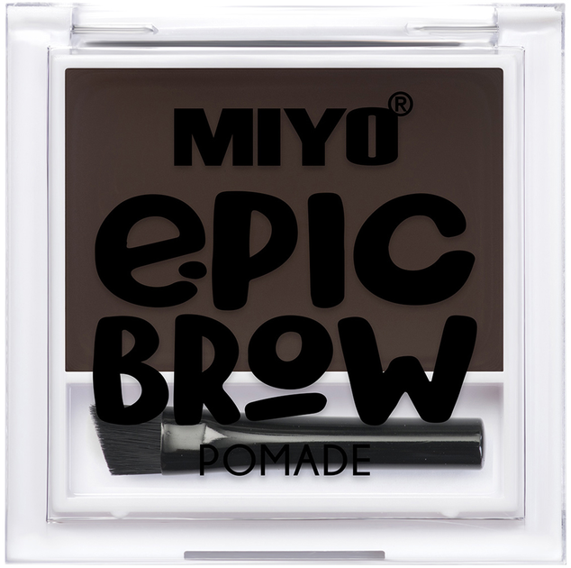Помада для брів Miyo Epic Brow Pomade 02 Rebelious Brown 4.5 г (5902659551771) - зображення 1
