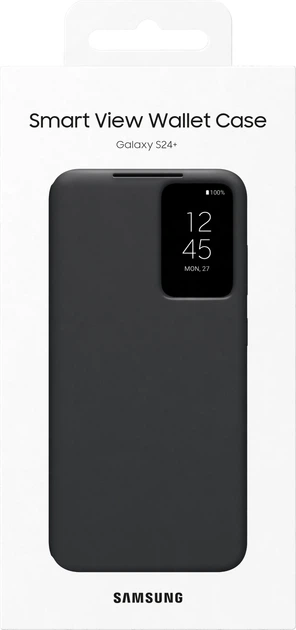 Чохол-книжка Samsung Smart View Wallet Case для Samsung Galaxy S24+ Black (8806095354644) - зображення 6