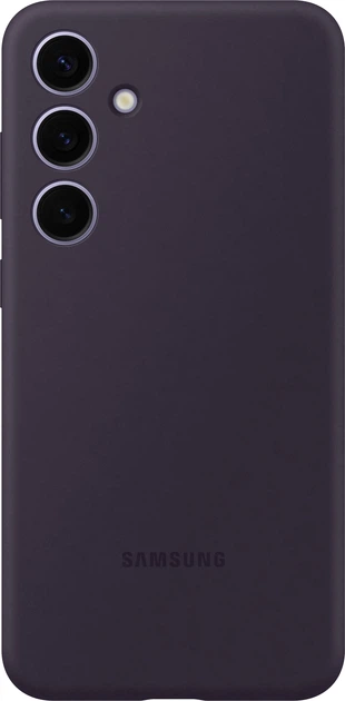 Панель Samsung Silicone Case для Samsung Galaxy S24+ Dark Violet (8806095426853) - зображення 3
