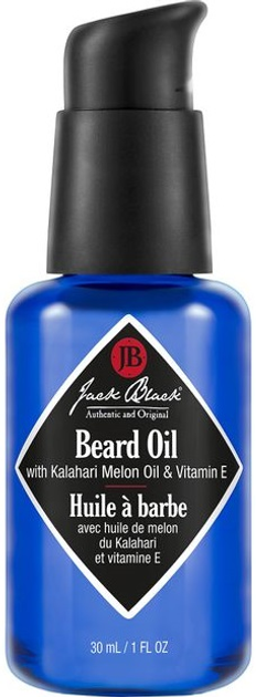 Olejek do brody Jack Black Beard Oil with Kalahari Melon Oil & Vitamin E 30 ml (682223910139) - obraz 1