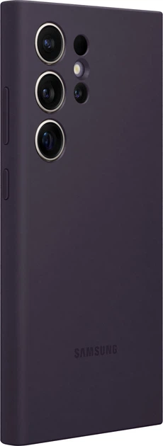 Панель Samsung Silicone Case для Samsung Galaxy S24 Ultra Dark Violet (8806095426792) - зображення 4