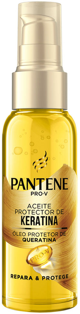 Olejek arganowy do włosów Pantene Repair & Protect Keratin Protective Oil 100 ml (8001841890210) - obraz 1