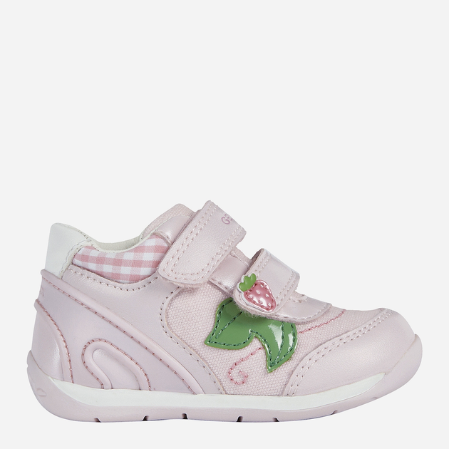 Buty sportowe dziecięce dla dziewczynki na rzepy Geox B020AA-05410-C8004 22 Różowe (8054730396027) - obraz 1