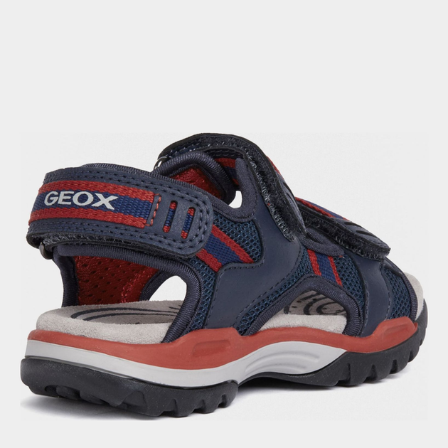 Sandały chłopięce Geox J020RD-014ME-C0735 29 Granatowe z czerwonym (8050036032324) - obraz 3