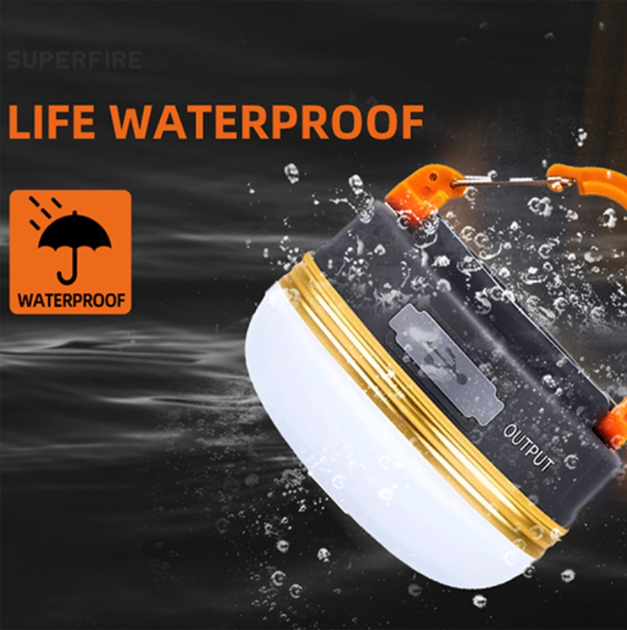 Ліхтар кемпінговий T60 SuperFire 127 Lumen IP44 - зображення 2