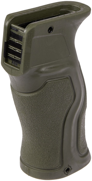 Рукоятка пистолетная FAB Defense GRADUS прорезиненная для АК Зеленая - изображение 2