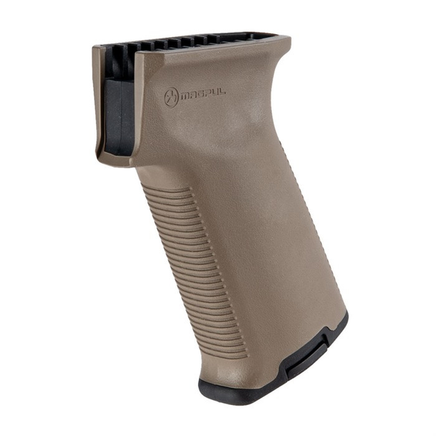 Пістолетна рукоятка Magpul MOE AK+Grip для АК прогумована пісочна - зображення 2