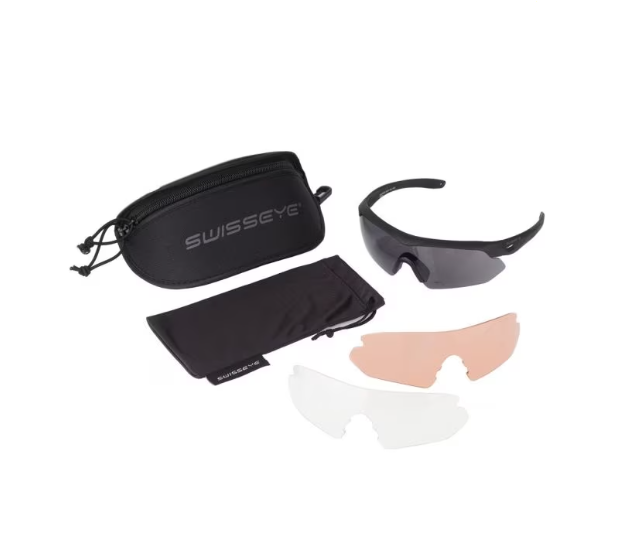 Окуляри балістичні Swiss Eye Nighthawk Black - Фото 4 Окуляри балістичні Swiss Eye Nighthawk Black - зображення 4