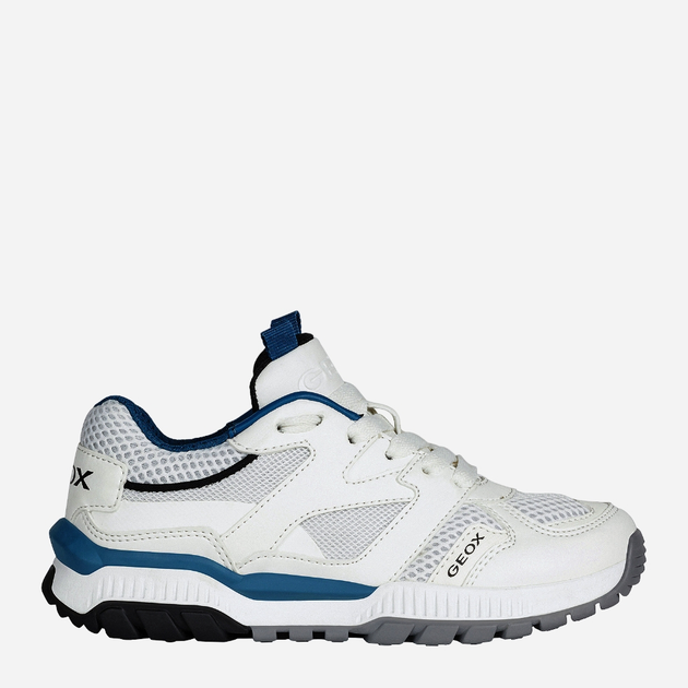 Підліткові кросівки для хлопчика Geox J02AXC-014BU-C1ZJ4 37 Білі (8054730445879) - зображення 1