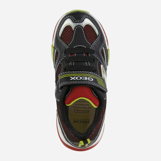 Buty sportowe chłopięce na rzepy Geox J16FEA-0CE14-C0048 37 Wielokolorowe (8050036537256) - obraz 4