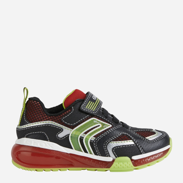 Buty sportowe chłopięce na rzepy Geox J16FEA-0CE14-C0048 38 Wielokolorowe (8050036537263) - obraz 1