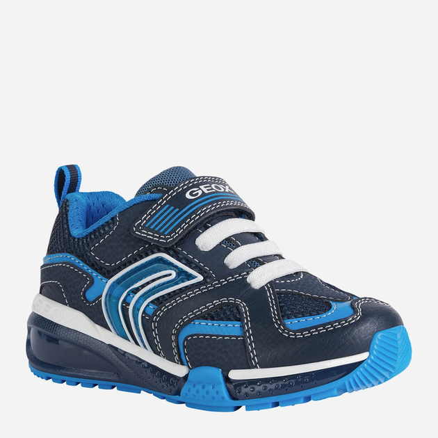 Buty sportowe chłopięce na rzepy Geox J16FEA-0CE14-C4231 24 Niebieskie (8050036537423) - obraz 2