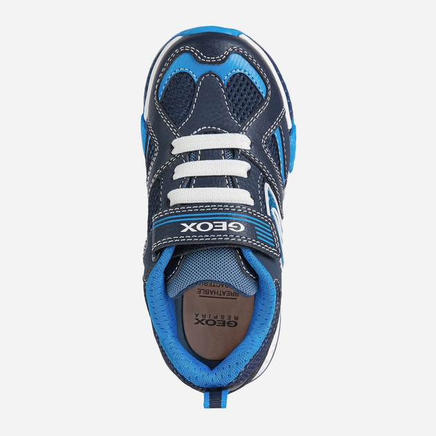 Buty sportowe chłopięce na rzepy Geox J16FEA-0CE14-C4231 26 Niebieskie (8050036537447) - obraz 4