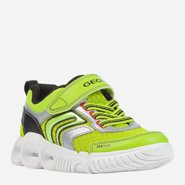 Buty sportowe chłopięce na rzepy Geox J25GAB-014BU-C3707 27 Zielone (8050036542427) - obraz 2