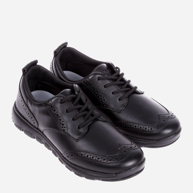 Дитячі шкіряні кросівки для хлопчика Geox J843NB-043BC-C9999 33 Чорні (8058279483248) - зображення 2