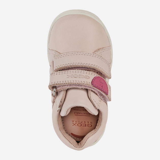Sneakersy dziecięce dla dziewczynki na rzepy Geox B164PA-00085-C8172 23 Różowe (8050036511881) - obraz 4