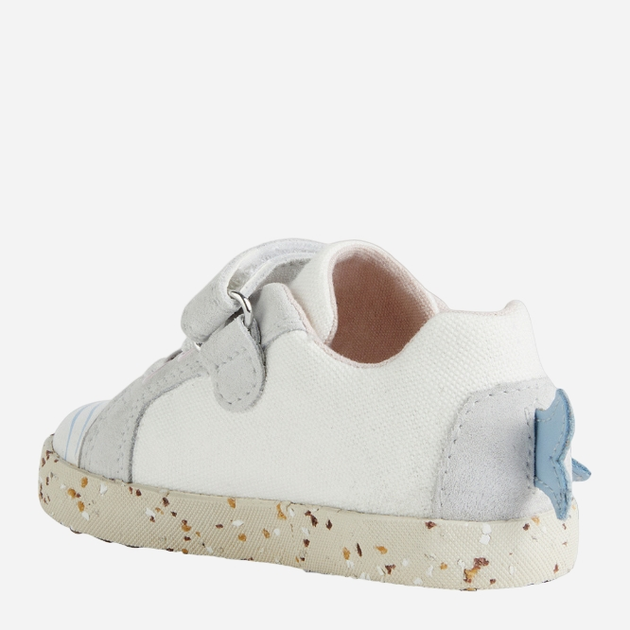 Buty sportowe dziecięce dla dziewczynki na rzepy Geox B25D5C-01022-C1000 26 Białe (8050036512307) - obraz 3