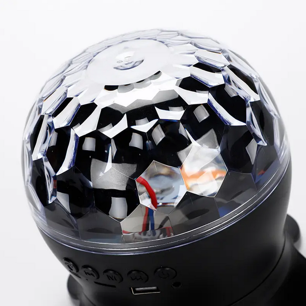 Колонка нічник-проектор Light Party SY-668 з Bluetooth та USB, SD, FM ABS-пластик - зображення 4