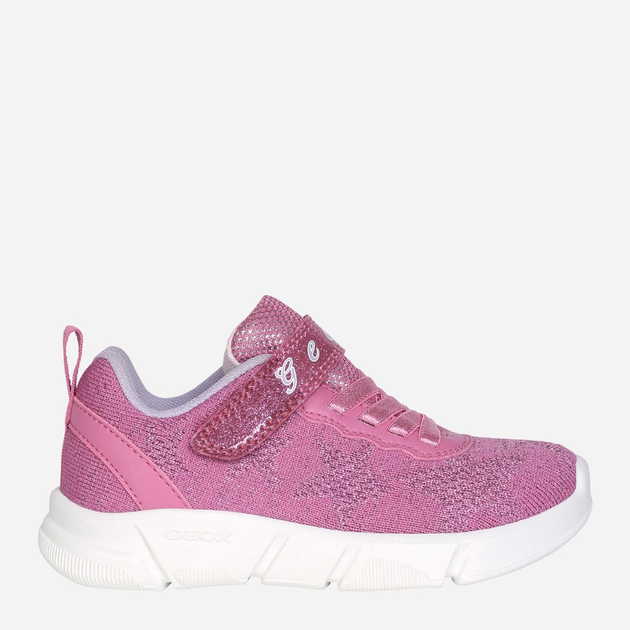 Buty sportowe dziecięce dla dziewczynki na rzepy Geox J15DLC-07QBC-C8257 26 Różowe (8050036119483) - obraz 1