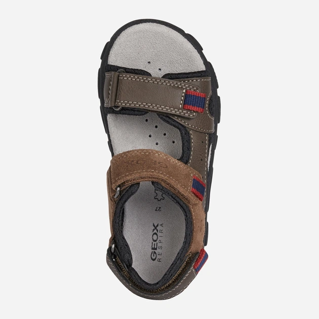 Sandały chłopięce Geox J1524C-01422-C0056 33 Brązowe (8050036047076) - obraz 4