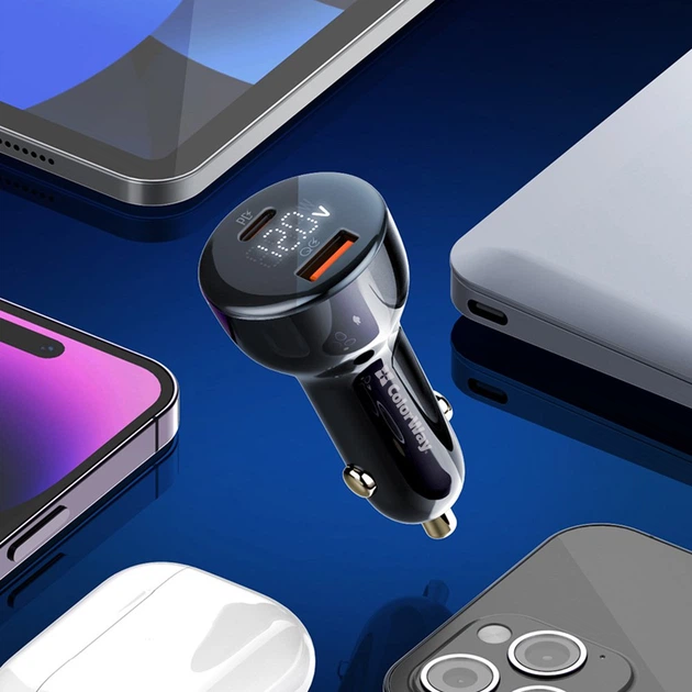 Автомобільний зарядний пристрій Colorway Power Delivery Port PPS USB 5А 100W (USB-A + USB-C) Black (CW-CHA044PD-BK) - зображення 13