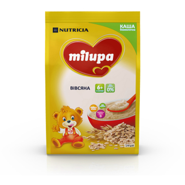 Дитяча каша Milupa безмолочна Вівсяна 170 г (5900852930089) - зображення 4