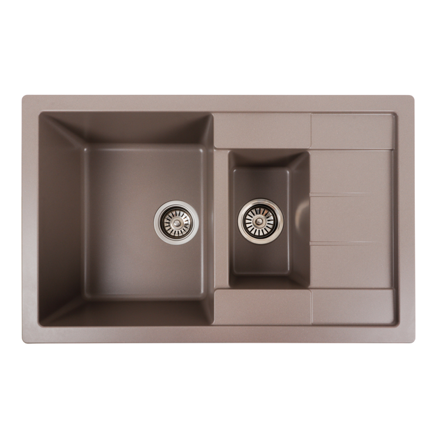 Гранитная мойка для кухни Platinum 7850W TOSKANA матовая Дюна – фото ...