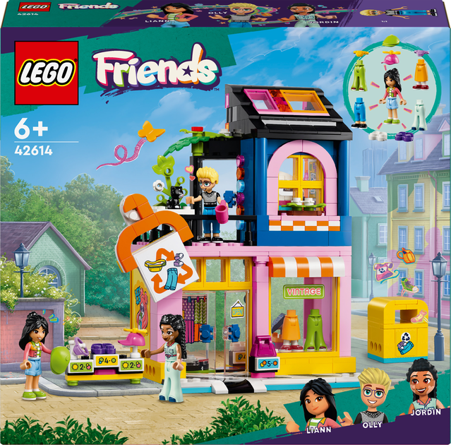 Конструктор LEGO Friends Крамниця вінтажного одягу 409 деталей (42614) - зображення 1