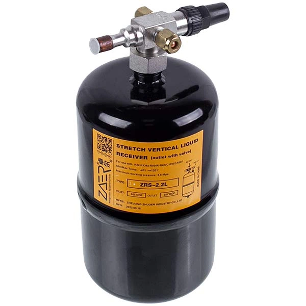 Вертикальний ресивер Zoer ZRS-2.2L 3/8'' - Фото 1 Вертикальний ресивер Zoer ZRS-2.2L 3/8'' - изображение 1
