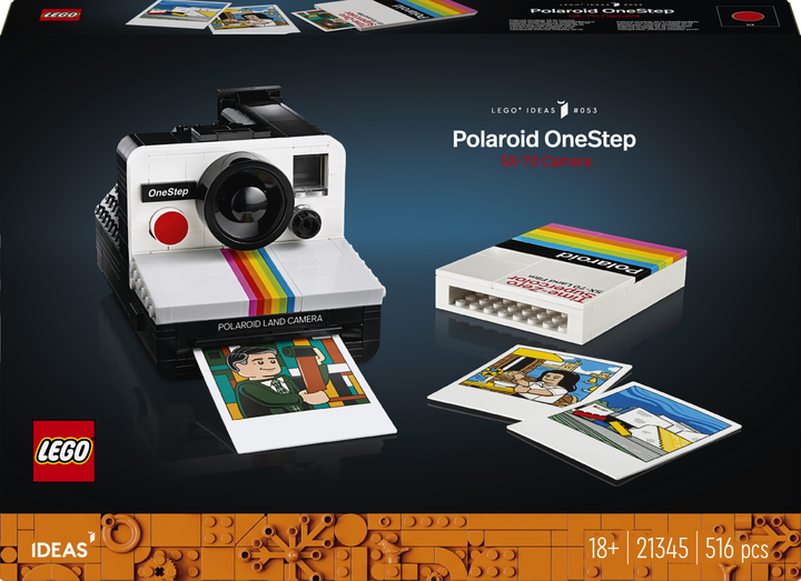 Zestaw klocków Lego Ideas Aparat Polaroid OneStep SX-70 516 części (21345) - obraz 1