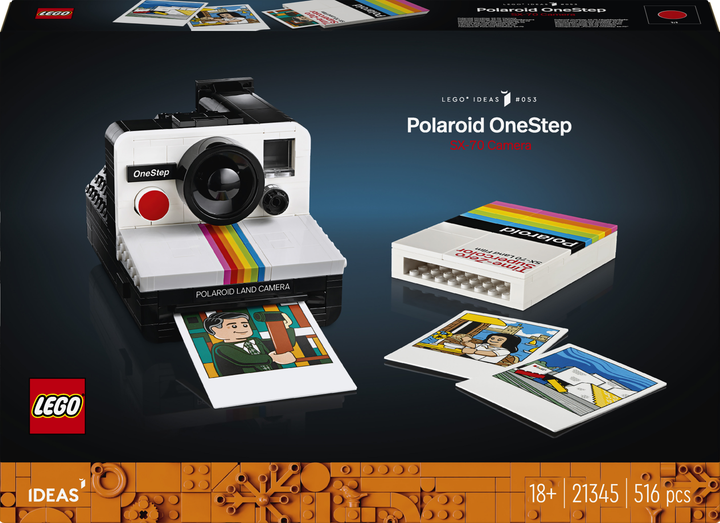 Конструктор LEGO Ideas Фотоапарат Polaroid OneStep SX-70 516 деталей (21345) - зображення 1