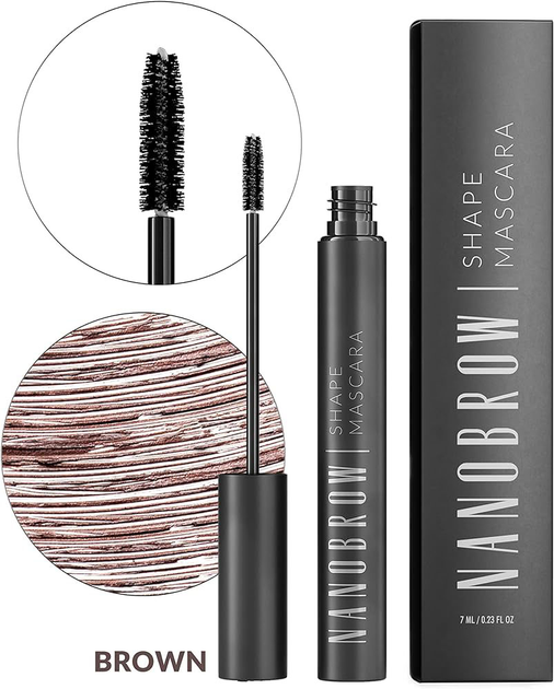 Tusz do brwi Nanobrow Shape Mascara Brown 7 ml (5905669547369) - obraz 1