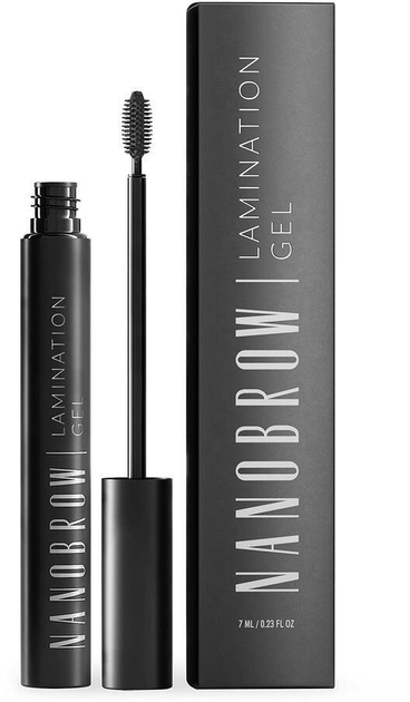 Гель для брів Nanobrow Lamination Gel Black 7 мл (5905669547413) - зображення 1