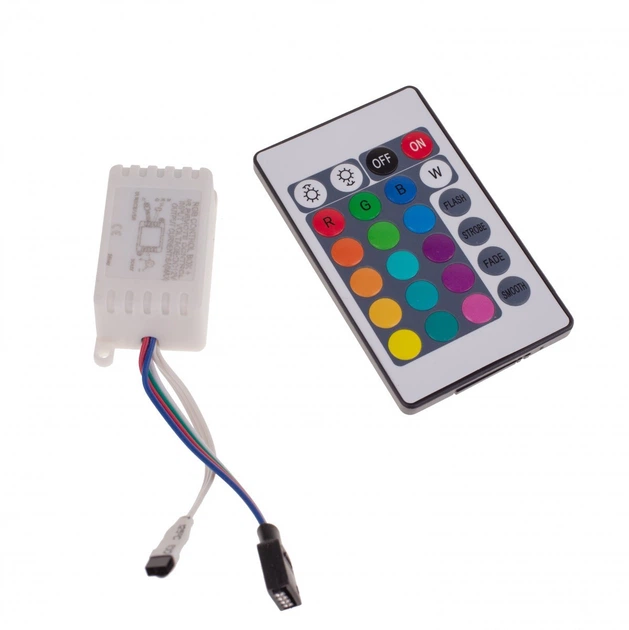 Кольорова LED стрічка Smart 12V 5м 2835 RGB IP20 (BY-073/54 ) Brille 33-439 - зображення 3