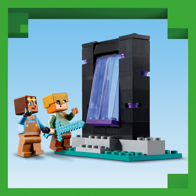 Zestaw klocków LEGO Minecraft Zbrojownia 203 elementy (21252) - obraz 5