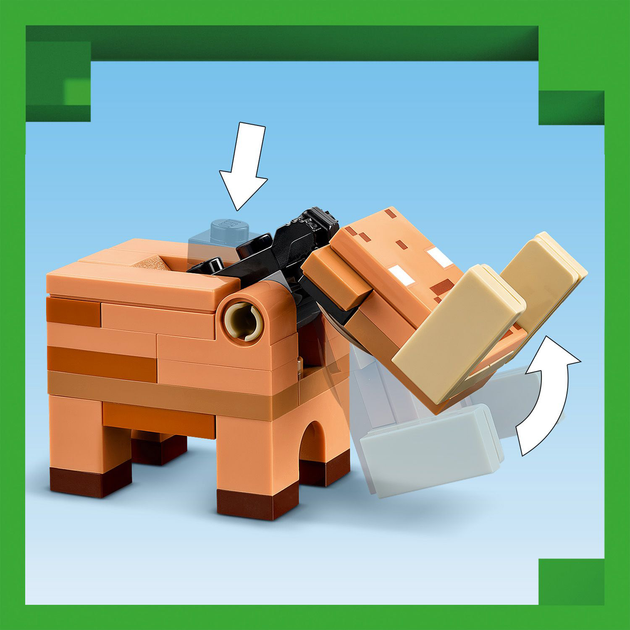 Конструктор LEGO Minecraft Засідка біля порталу в Нижній світ 352 деталей (21255) - зображення 7