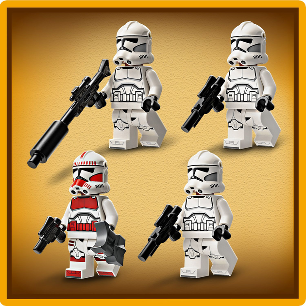 Конструктор LEGO Star Wars Клони-піхотинці й Бойовий дроїд. Бойовий набір 215 деталей (75372) - зображення 5