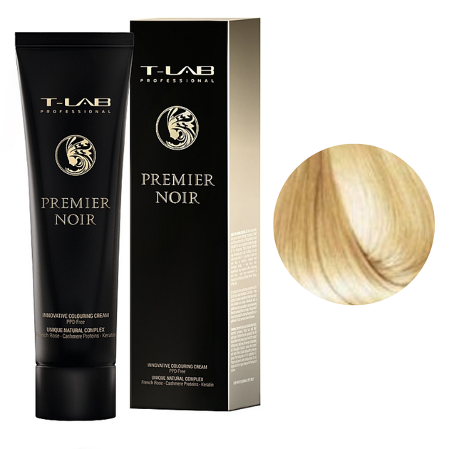 Крем-краска для волос T-Lab Professional Premier Noir Colouring Cream №10.0 Natural Lightest 100 мл - Фото 1 Крем-краска для волос T-Lab Professional Premier Noir Colouring Cream №10.0 Natural Lightest 100 мл - изображение 1