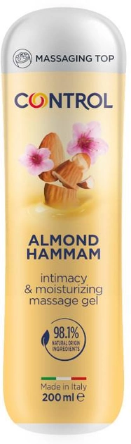 Інтимний гель intymny для масажу Control Almond Hammam 200 мл (8058664162314) - зображення 1