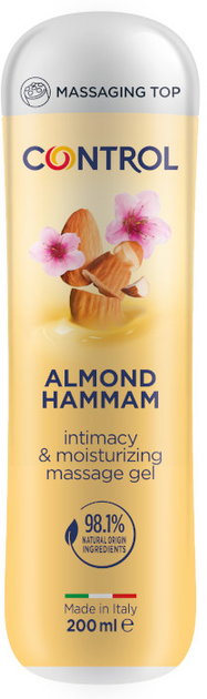 Żel intymny do masażu Control Almond Hammam 200 ml (8058664162314) - obraz 1