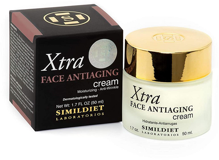 Krem do twarzy Simildiet Xtra Face Antiaging Cream przeciwstarzeniowy 50 ml (8437000754220) - obraz 1