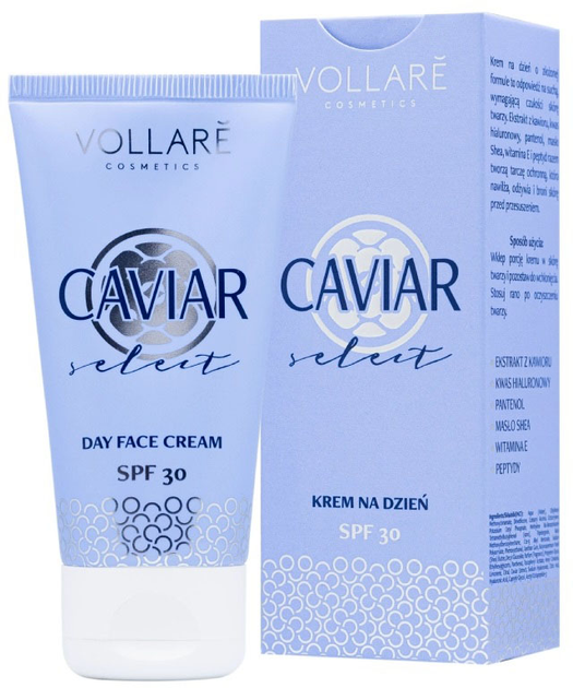Крем для обличчя Vollare Caviar денний SPF30 50 мл (5902026680257) - зображення 1