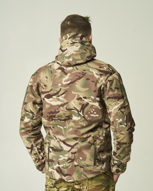 Куртка тактическая зимняя утепленная UKM мультикам 2XL - изображение 2