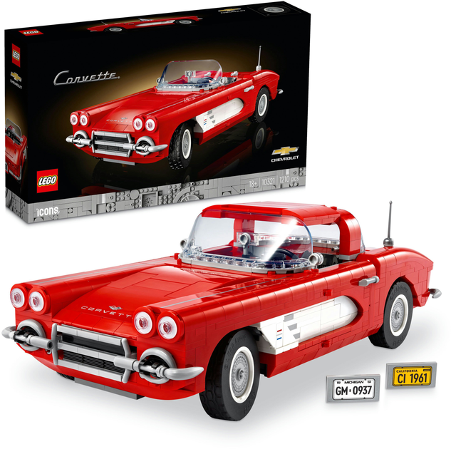 Конструктор LEGO Icons Corvette 1210 деталей (10321) - зображення 3