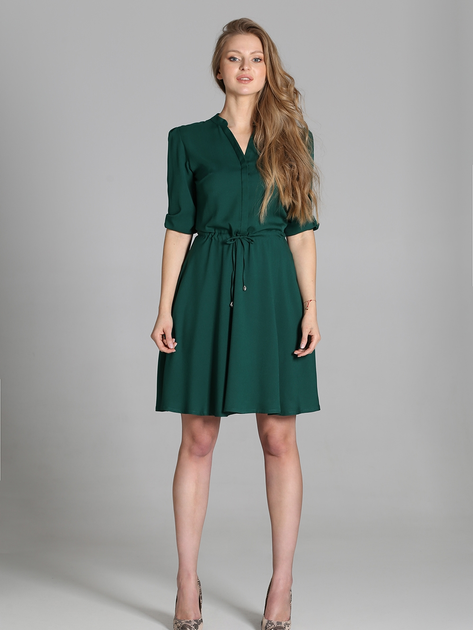 Плаття міні жіноче Lanti Suk156 42 Зелене (5904252710289) - зображення 1