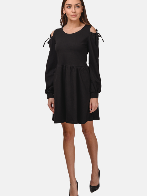 Sukienka mini damska MODAGI A7 L/XL Czarna (5904996500245) - obraz 1