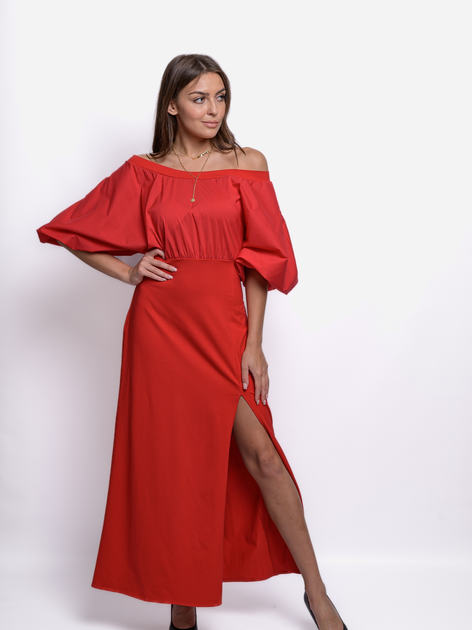 Плаття максі жіноче MODAGI A31 L/XL Червоне (5904996501143) - зображення 1