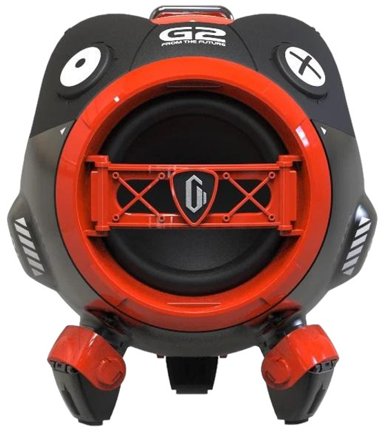 Głośnik przenośny GravaStar Venus sci-fi Bluetooth 5.0 Red (GRAVASTAR G2_RED) - obraz 1